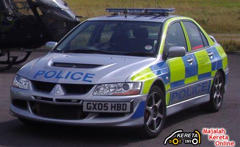 The police verion of evo x is said to be the 5 speed manual one