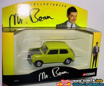mrbeanminicar1 Marking the 50th anniversary of the Mini car will be 