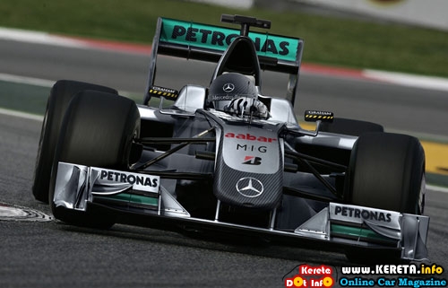 Mercedes gp petronas formula one team #5