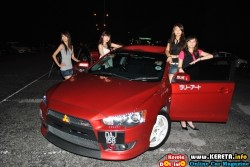 MODIFIED LANCER GT WITH HOT BABES