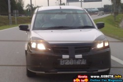 PROTON NEW SAGA FACELIFT SPYSHOT PICTURES