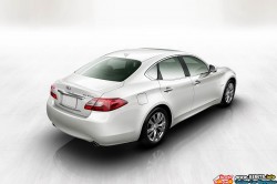 2012-Infiniti-M-Hybrid-Rear-Side-Top-View