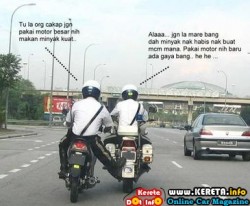 POLICE MOTORBIKE - PDRM POLIS DIRAJA MALAYSIA MOTOSIKAL