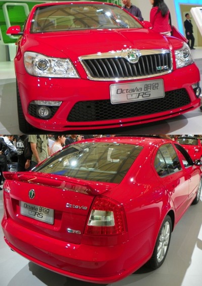 This Skoda Octavia RS 20TSI DSG showned at the recent China Autoshow