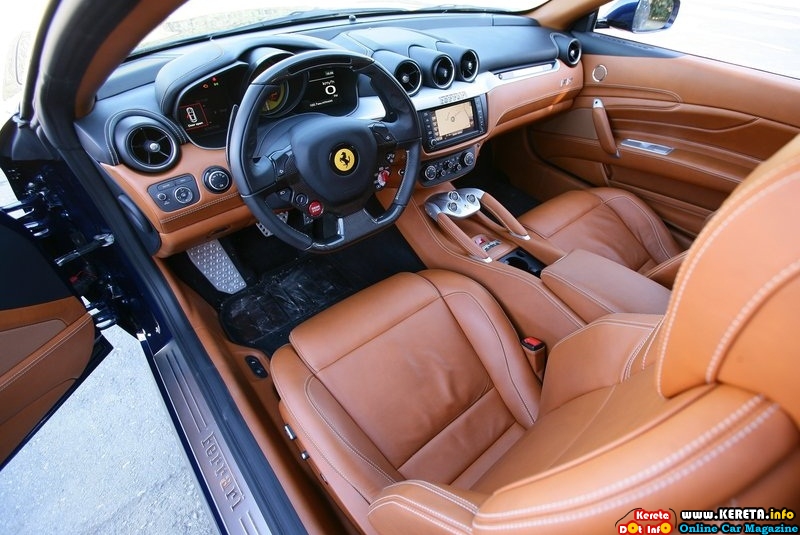 2012 Ferrari FF Blue intelligently distributes torque to each of the four 