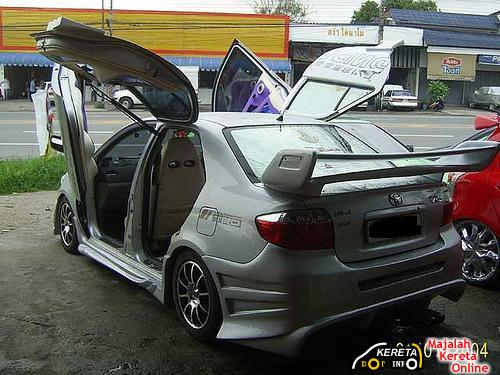 MODIFIED TOYOTA VIOS - MAKE UP WITH STYLE VIOS BODY KIT + PICTURE + PRICE RANGE