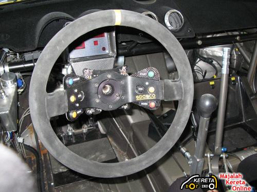 Saria Neo S2000 Rally car steering