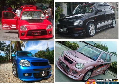 kancil mini cooper body kit