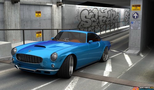 volvo-p1800-blue-front
