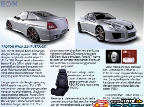 3 PROTON NEW MODELS? NEW WAJA (PUTRA GTI) / GEN2 COUPE / PERSONA FACELIFT?