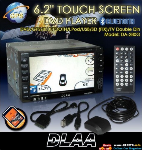 BEST ALL IN ONE DOUBLE DIN DVD PLAYER BY DLAA PRO WITH GPS