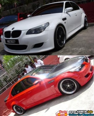 MODIFIED BMW 5 SERIES - RED VS WHITE - PASU & RANA ANTERA MOTORSPORTS