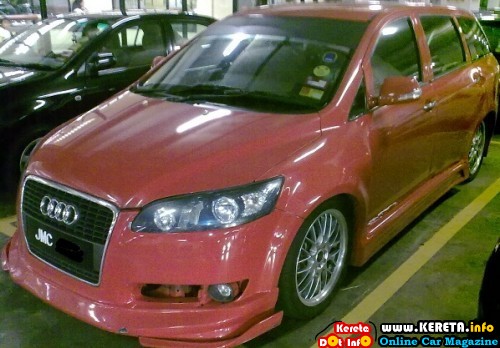 AUDI EASTAR SPOTTED! CUSTOMIZED CHERY EASTAR