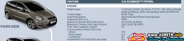 ford s-max eco boost turbo 2 litre mpv powerful