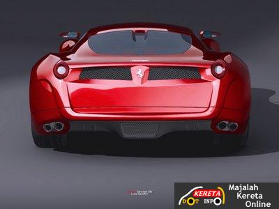 Kereta Konsep Ferrari Menggantikan F430